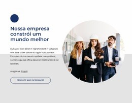 Design De Site Para Somos Construtores Respeitados