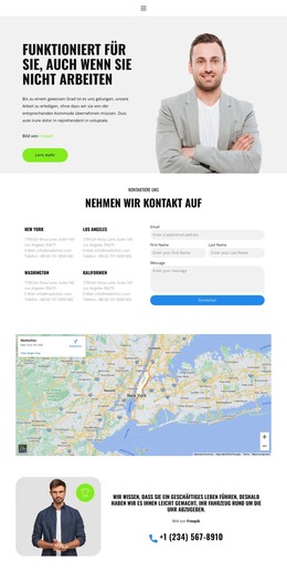 Der Richtige Job Für Sie – Vorlage Für Website-Builder