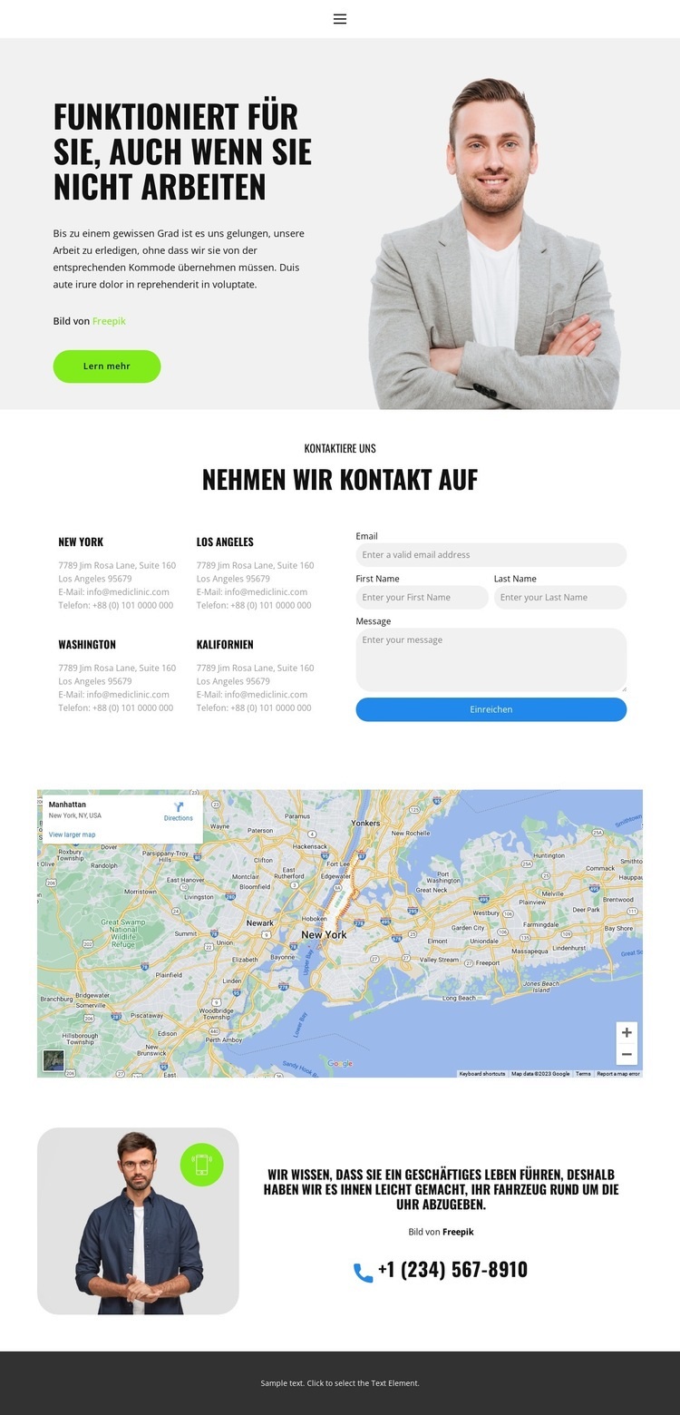 Der richtige Job für Sie HTML5-Vorlage