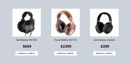 Auriculares Crear Un Sitio Web