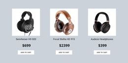 Headphones Joomla Template 2024