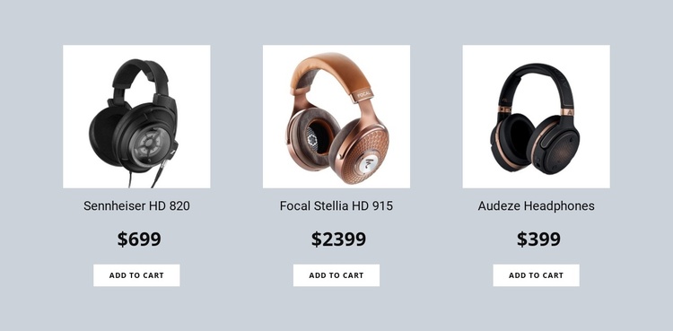 Headphones Joomla Template