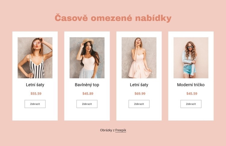 Časově omezené nabídky Šablona CSS