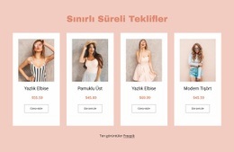 Sınırlı Süreli Teklifler Duyarlı Web