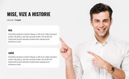 Historie Našeho Podnikání Šablona HTML CSS Responzivní