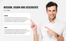 Geschichte Unseres Unternehmens Vorlage HTML CSS Responsive