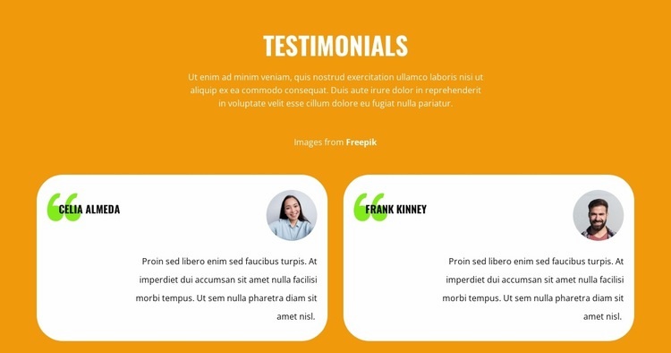 Reviews about our specialists Elementor Template Alternative