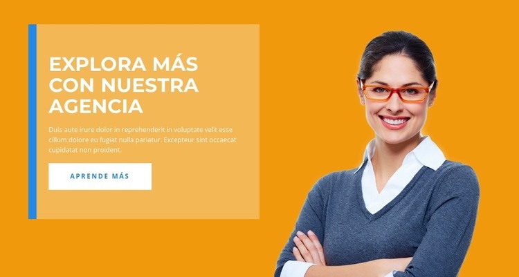 Te invitamos a conocernos Plantillas de creación de sitios web