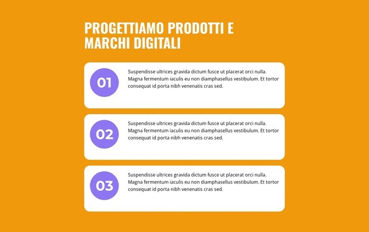 Tre paragrafi Costruttore di siti web HTML