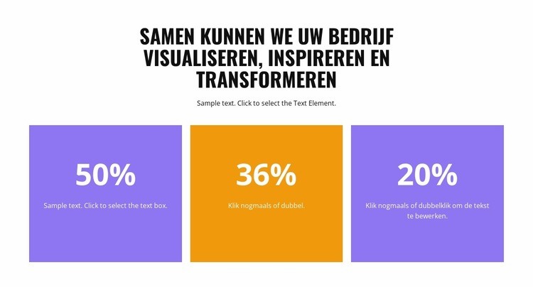 Laten we de overwinningen tellen HTML5-sjabloon