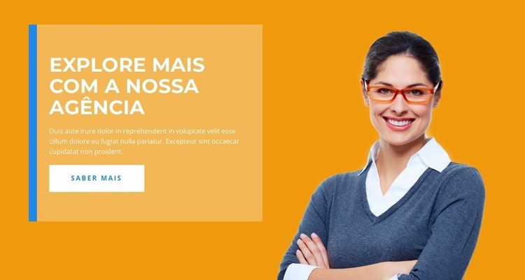 Convidamos você a nos conhecer Construtor de sites HTML