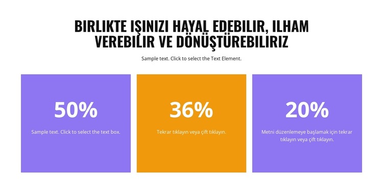 Zaferleri sayalım Web Sitesi Şablonu