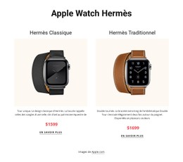 Apple Watch Hermès Modèle De Site Web D’Actualité