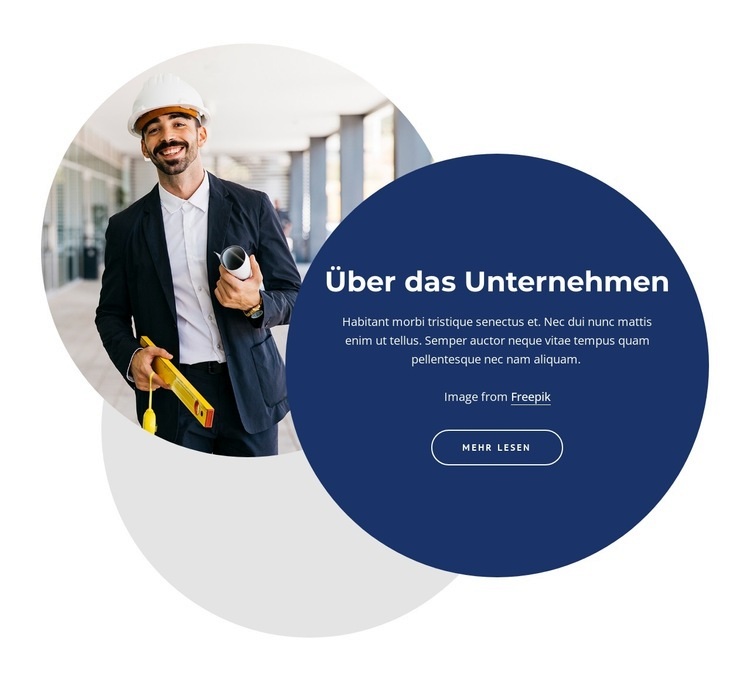 Bau- und Wartungsdienstleistungen HTML Website Builder