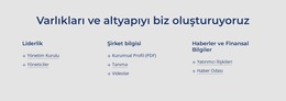 Varlıkları Ve Altyapıyı Biz Oluşturuyoruz - Açılış Sayfası