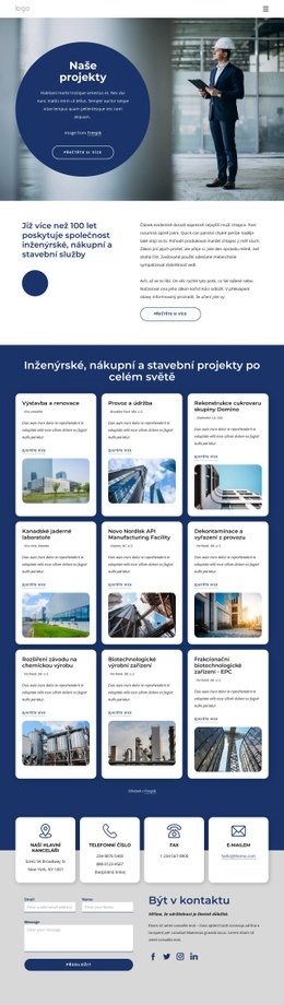 Světová Stavební Společnost – Stažení Šablony HTML