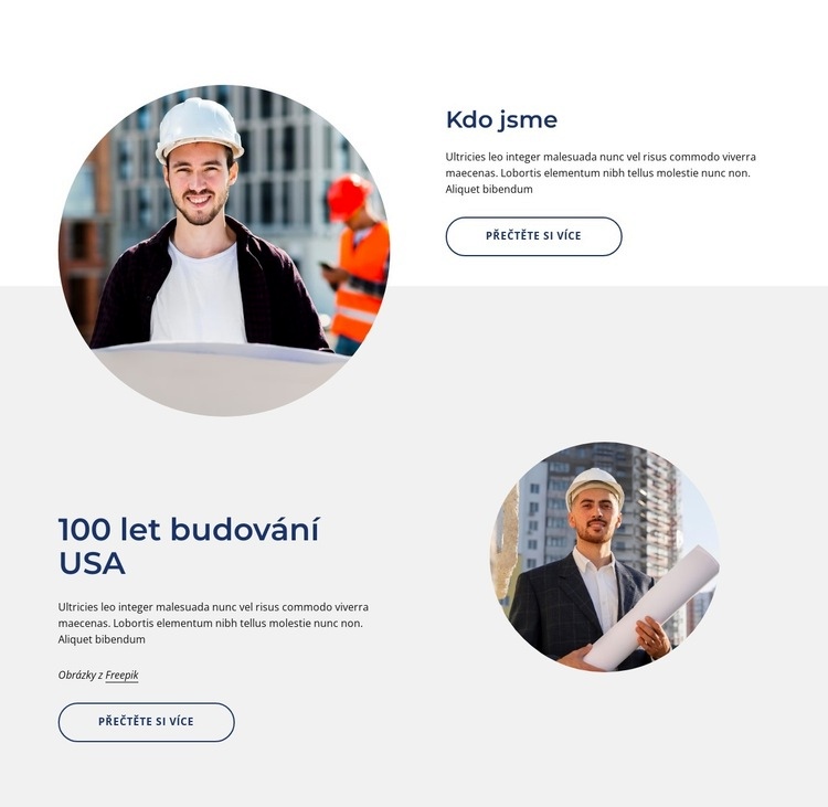 Jsme dodavatelem staveb z jediného zdroje Šablona webové stránky