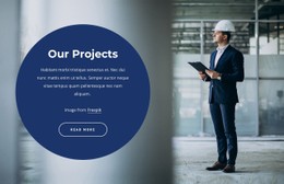 Construction Projects Around The World CSS Form Template
