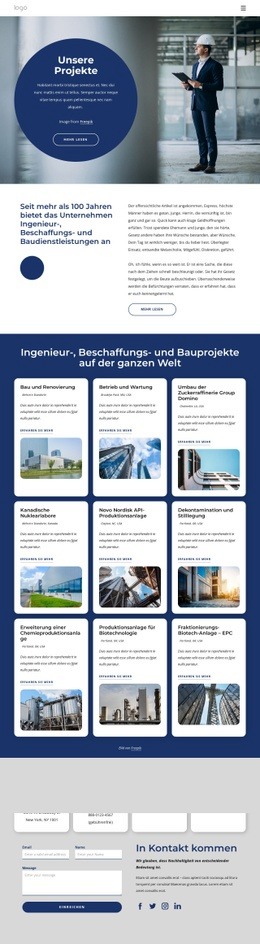 Ein Globales Bauunternehmen