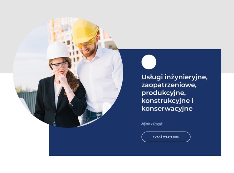 Rozwiązania inżynieryjne Motyw WordPress