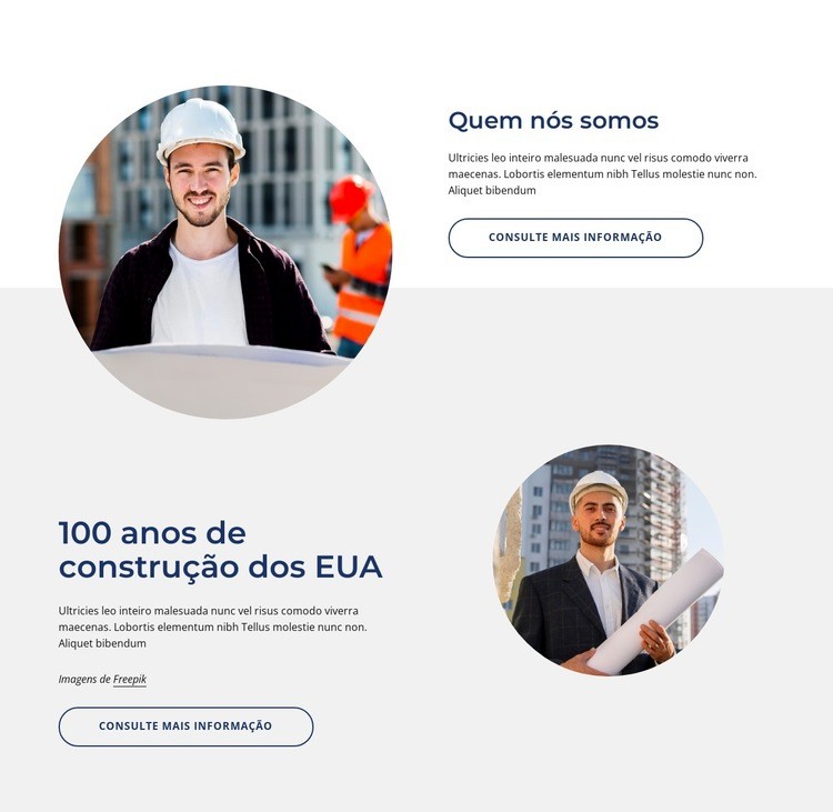 Somos fornecedores de construção de fonte única Landing Page