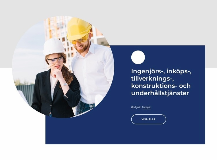 Tekniska lösningar HTML-mall