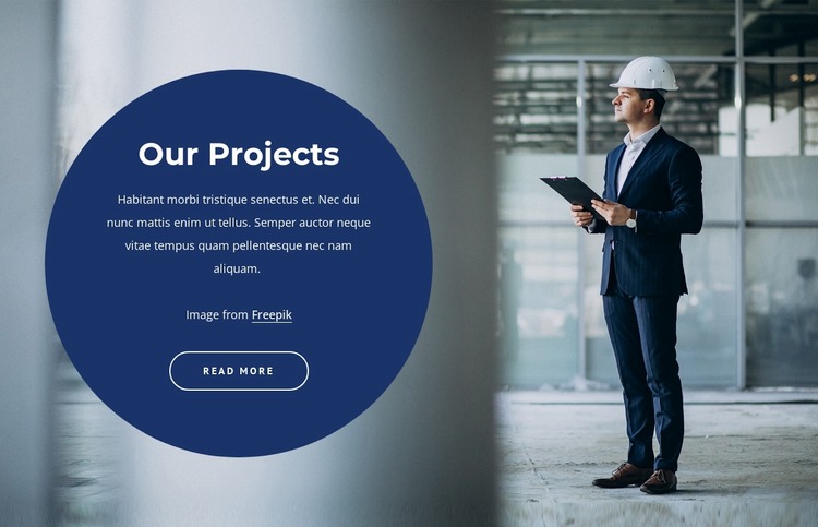 Construction projects around the world WordPress Website Builder