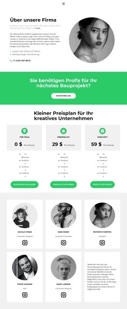 Ein Geschäft Eröffnen – Webseiten-Mockup-Vorlage