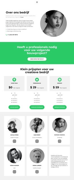 Een Bedrijf Beginnen - Prachtig Websiteontwerp