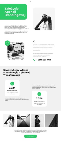 Ustawianie Pracy - Szablon Projektu Strony Internetowej