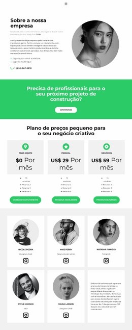 Começando Um Negócio - Belo Design De Site