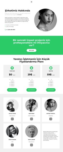 İş Kurmak - Web Sayfası Maket Şablonu