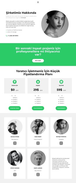 İş Kurmak - Web Sayfası Şablonu