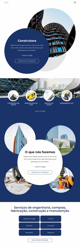 Empresa Internacional De Serviços De Construção - Melhor Modelo Joomla