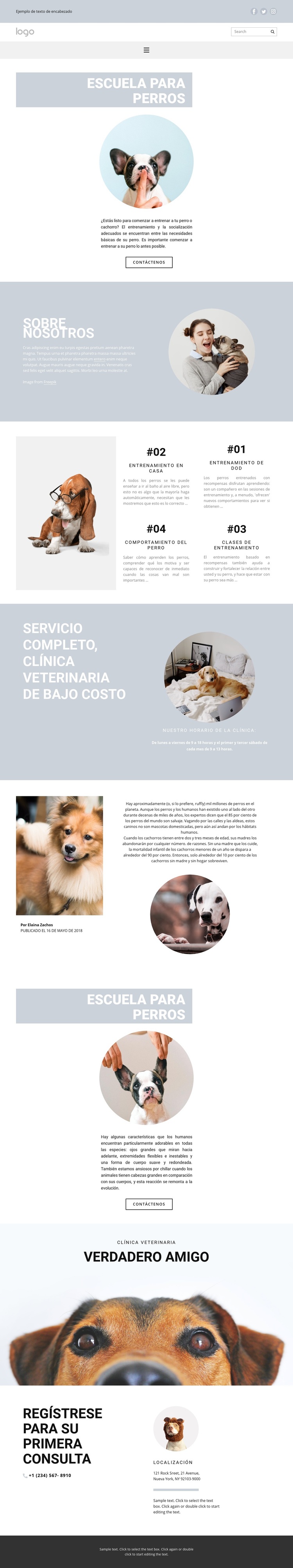 Criar perros Tema de WordPress