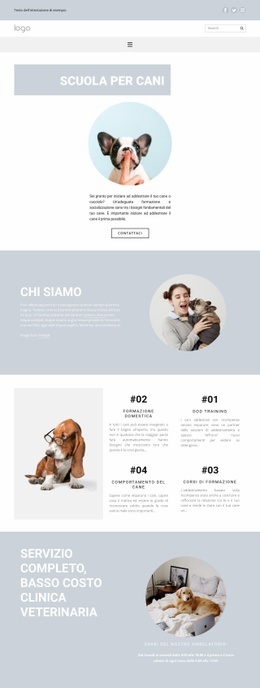 Allevare Cani - Design Di Una Pagina