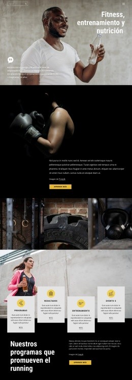 Diseño De Sitio Web Multipropósito Para Kickboxing Y Crossfit