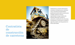 Contratista De Construcción De Carreteras Constructor Joomla