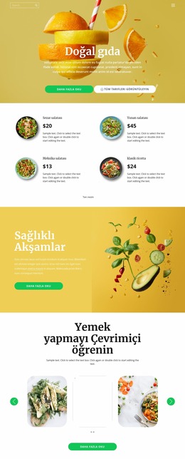 Lezzetli Ve Sağlıklı Yemek Inşaatçı Joomla