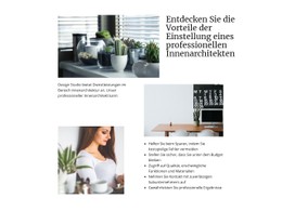 Website-Design Für Schaffen Sie Ihren Eigenen Raum