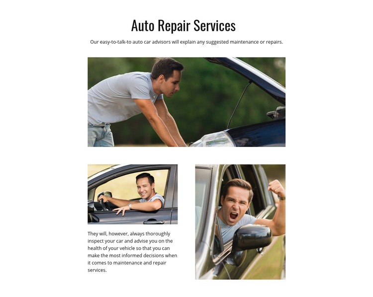 Reliable and auto repair Elementor Template Alternative