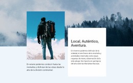 Local, Auténtico, Aventura - Diseño De Sitio Web Adaptable