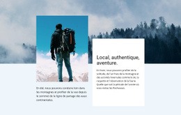 Local, Authentique, Aventure - Conception De Sites Web Réactifs