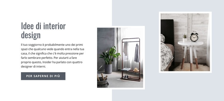 Idee di interior design moderno Progettazione di siti web