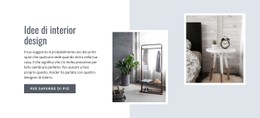 Idee Di Interior Design Moderno Modello Di Layout CSS