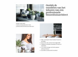 Exclusieve Sjabloon Voor Één Pagina Voor Je Eigen Ruimte Creëren