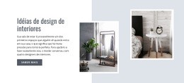 Design Do Site Para Ideias De Design De Interiores Modernos