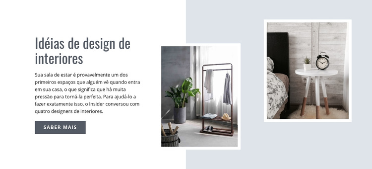 Ideias de design de interiores modernos Tema WordPress