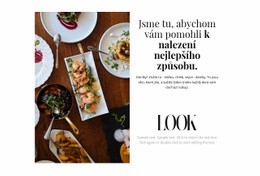 Nová Prezentace Menu – Jednoduchá Šablona Webu