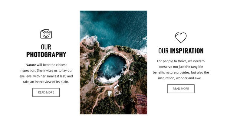 Drone photography CSS Template